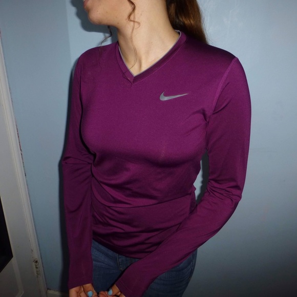 Nike Tops - SALE!! Nike Pro Fitted Long Sleeve Top